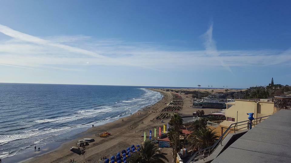 فيلا Bungalow Con Flamboyan En Maspalomas بلايا ديل إنغلز المظهر الخارجي الصورة